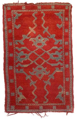 Antique Turkish Oushak Rug, 1880s-JZV-1384294