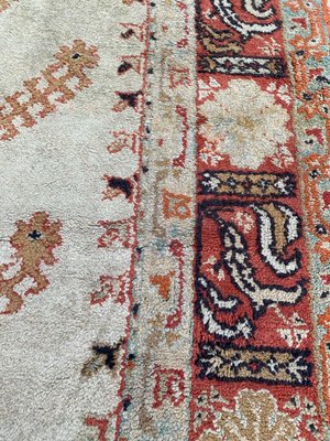 Antique Turkish Oushak Rug-YMM-1217706