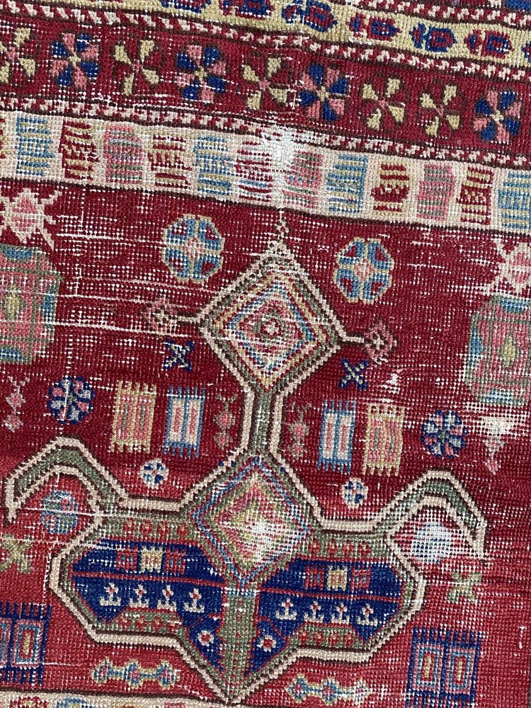 Antique Turkish Sparta Rug, 1920s