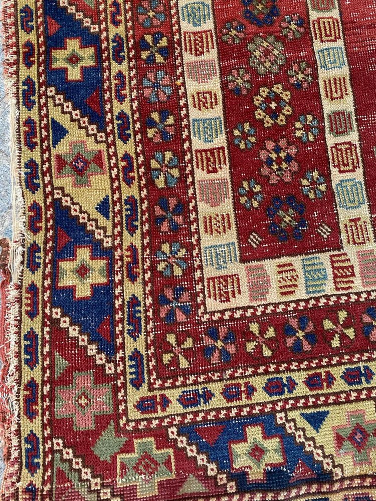 Antique Turkish Sparta Rug, 1920s