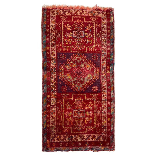 Antique Turkish Yastik Rug