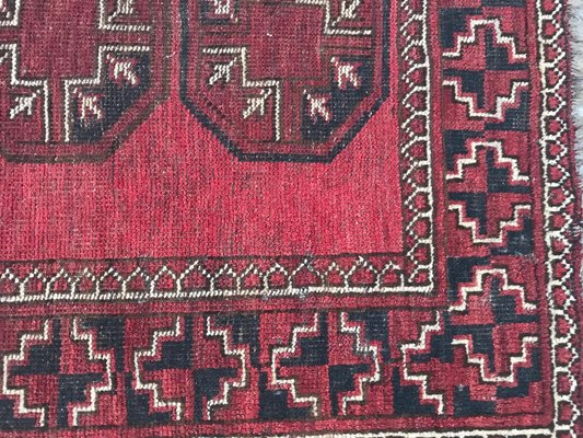 Antique Turkmen Afghan Rug-YMM-1061806