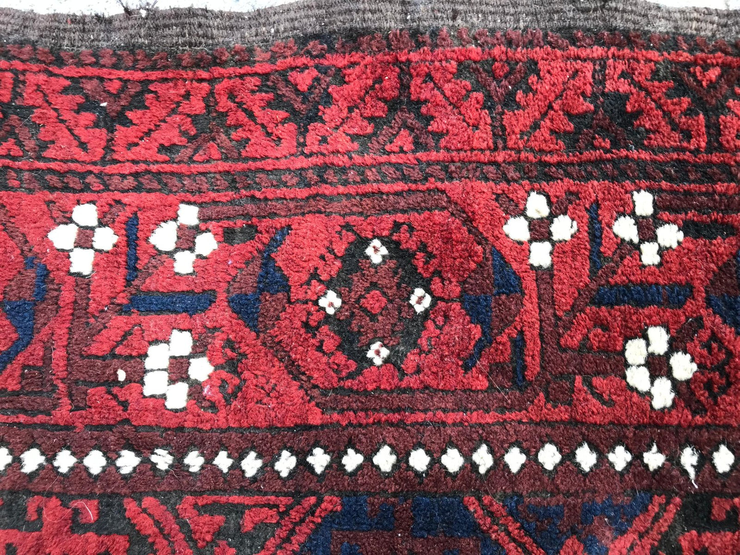 Antique Turkmen Baluch Afghan Rug