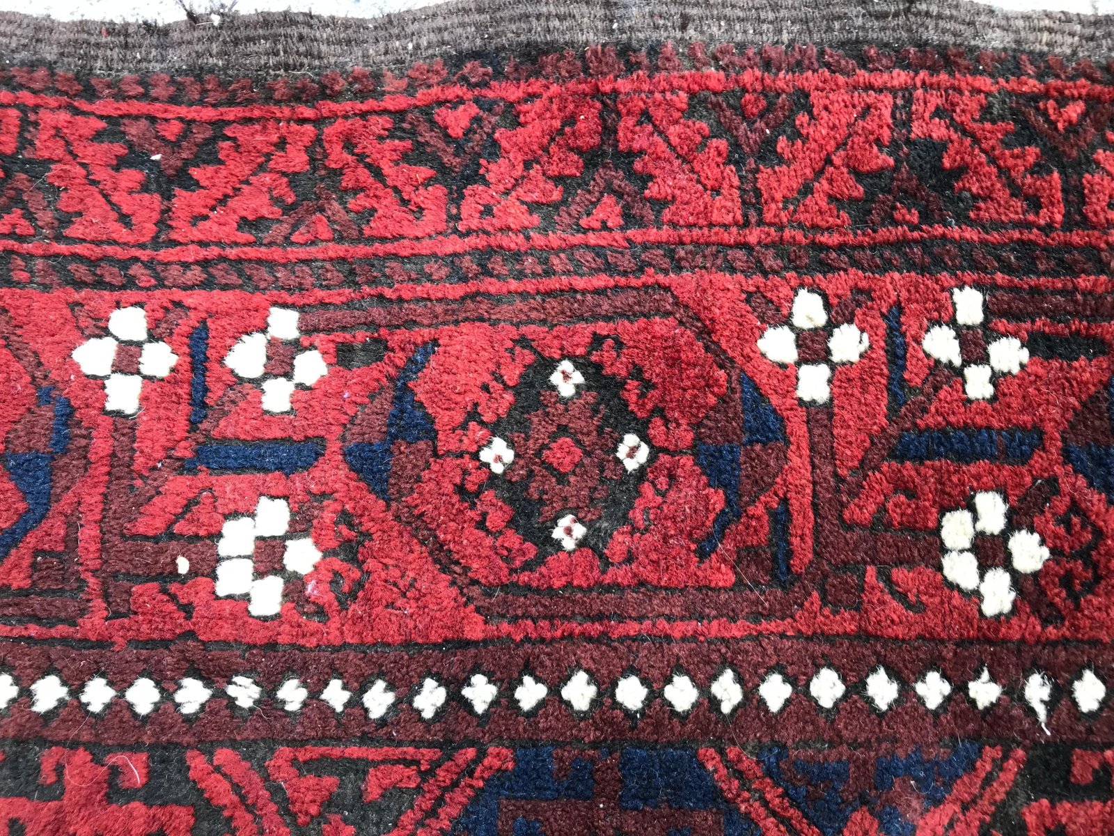 Antique Turkmen Baluch Afghan Rug