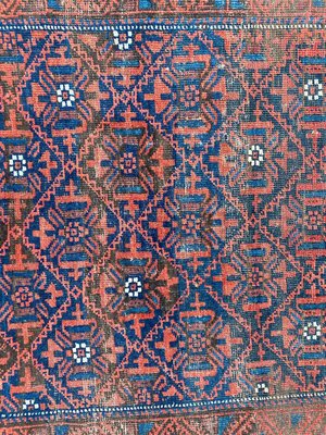 Antique Turkmen Baluch Afghan Rug-YMM-1323629