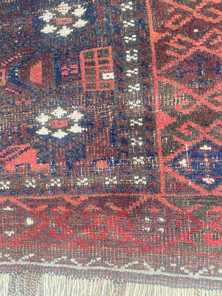 Antique Turkmen Baluch Rug