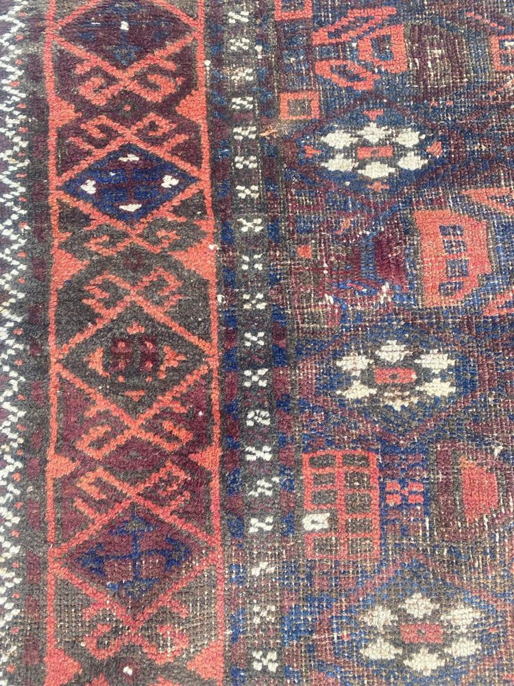 Antique Turkmen Baluch Rug