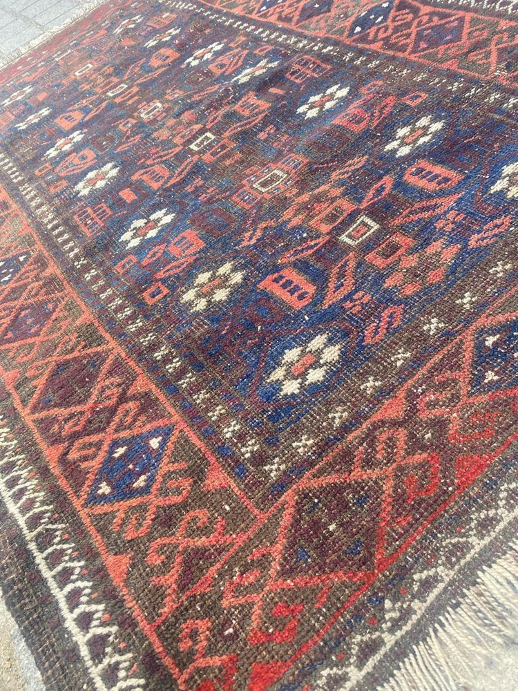 Antique Turkmen Baluch Rug