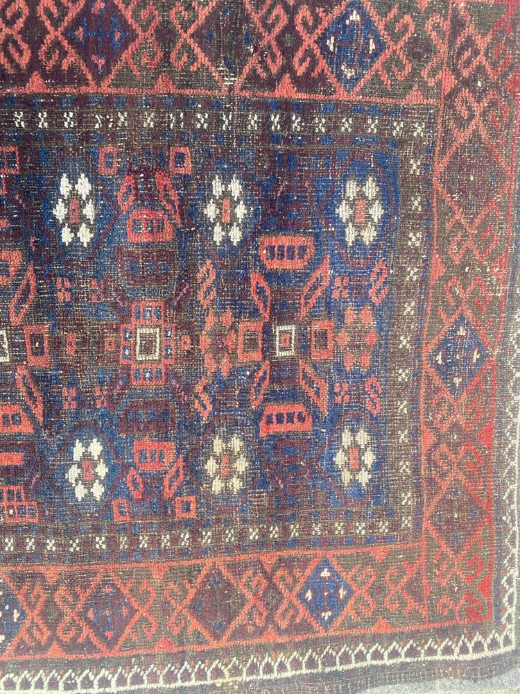 Antique Turkmen Baluch Rug