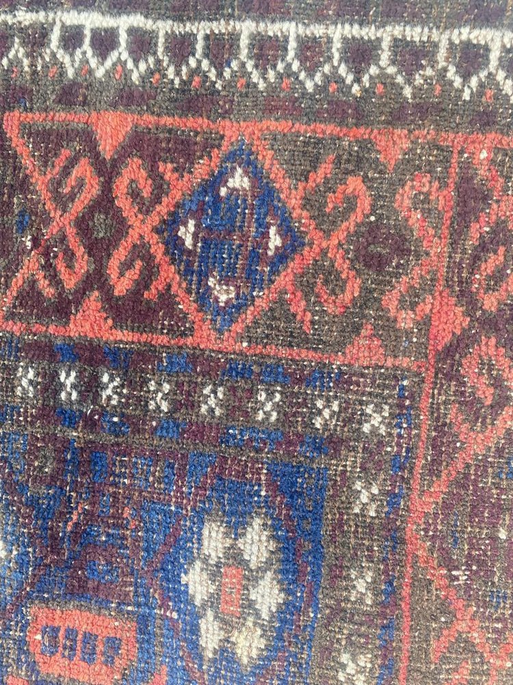 Antique Turkmen Baluch Rug