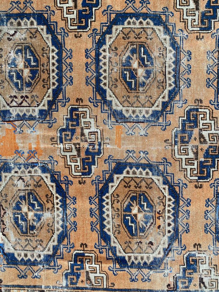 Antique Turkmen Bokhara Rug, 1920s