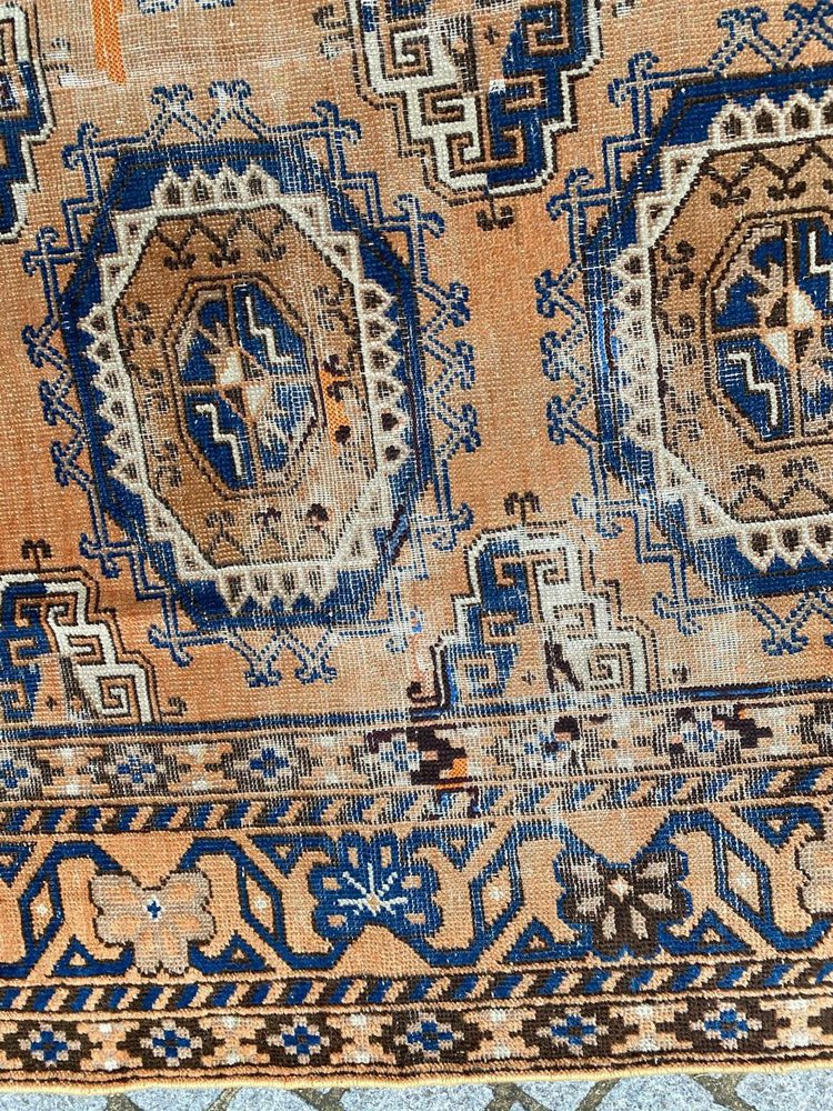 Antique Turkmen Bokhara Rug, 1920s