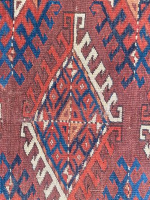 Antique Turkmen Yumut Rug-YMM-1061677