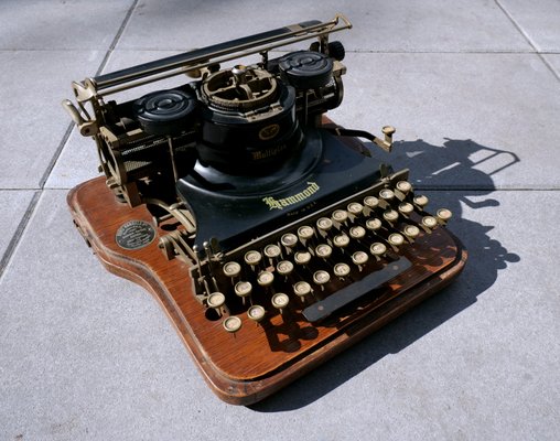 Antique Typewriter from Hammond Multiplex, USA, 1915-QFD-1402608