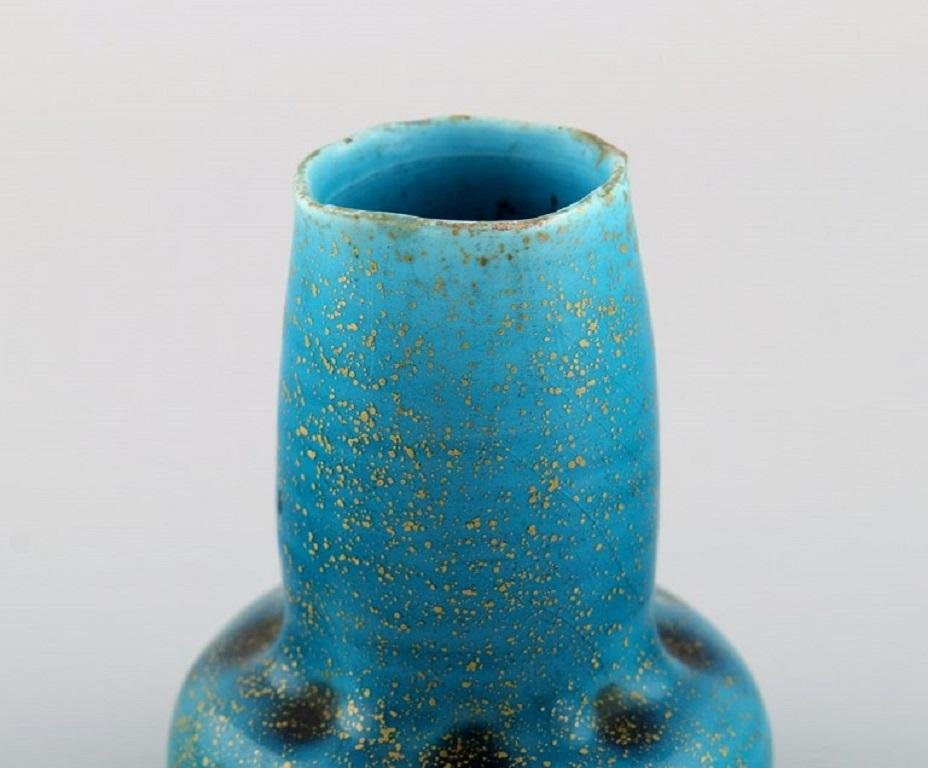 Antique Vase in Glazed Ceramic by Clément Massier for Golfe Juan