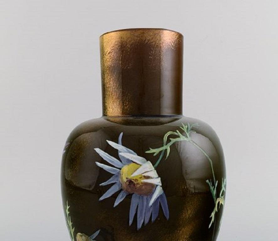 Antique Vase in Glazed Ceramics by Clément Massier for Golfe Juan, Late 19th-Century