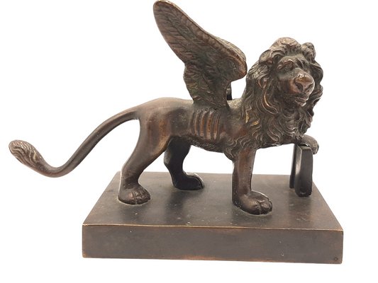 Antique Venice Lion in Bronze-TCS-1151142