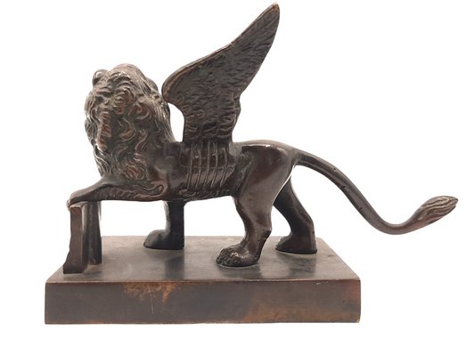 Antique Venice Lion in Bronze-TCS-1151142