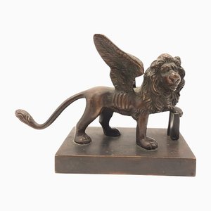 Antique Venice Lion in Bronze-TCS-1151142