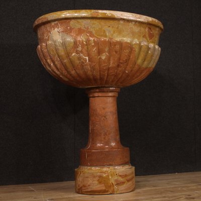 Antique Verona Red Marble Tub, 1880-RP-2035397