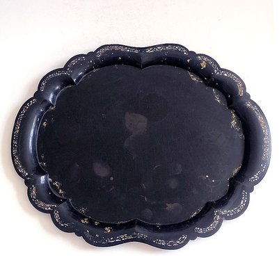 Antique Victorian Tray from Papier Mâché Jennens & Bettridge, 1850-GIW-1732289