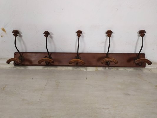 Antique Wall-Mounted Coat Rack-EAD-1747225