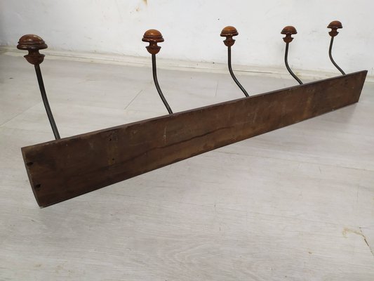 Antique Wall-Mounted Coat Rack-EAD-1747225