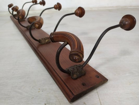 Antique Wall-Mounted Coat Rack-EAD-1747225