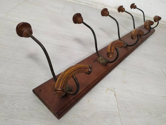 Antique Wall-Mounted Coat Rack-EAD-1747225