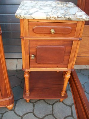 Antique Walnut Bedroom Set, 1890s, Set of 4-WQQ-660337