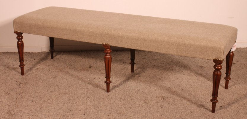 Antique Walnut Bench, 1800s-HPU-1819312