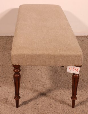 Antique Walnut Bench, 1800s-HPU-1819312