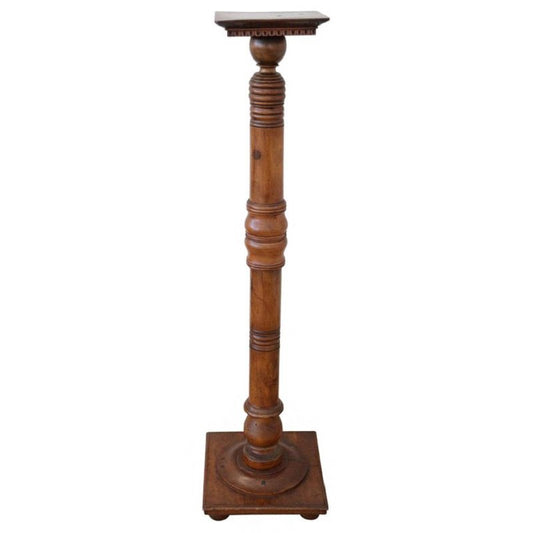 Antique Walnut Column, 1820s