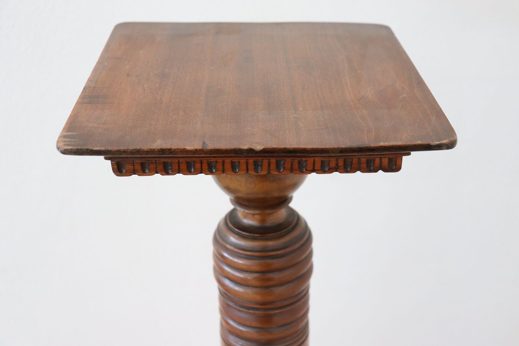 Antique Walnut Column, 1820s