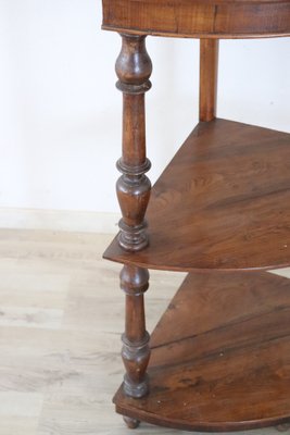 Antique Walnut Corner Shelves, 1850s-DCO-1313018