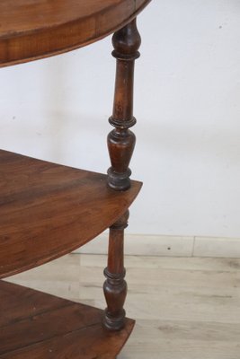 Antique Walnut Corner Shelves, 1850s-DCO-1313018