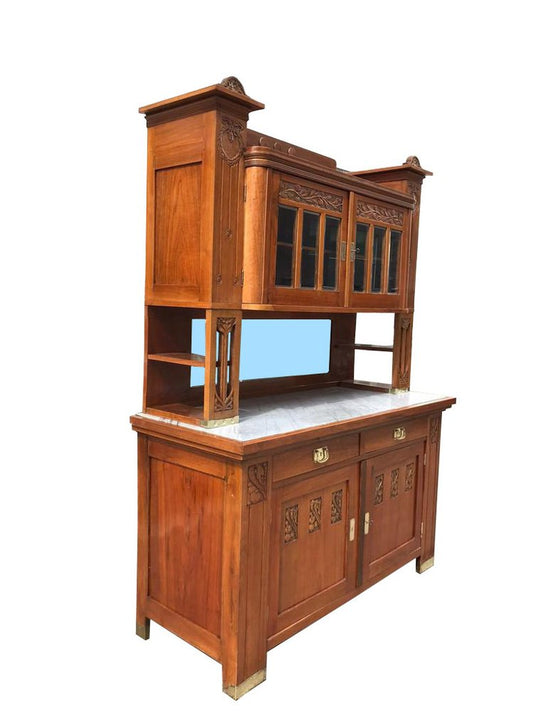 Antique Walnut Credenza, 1905