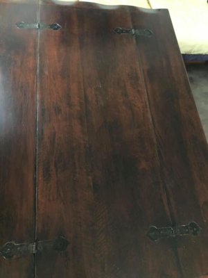 Antique Walnut Dining Table, 1880s-OXJ-772148