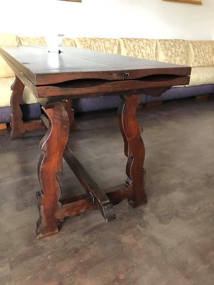 Antique Walnut Dining Table, 1880s-OXJ-772148