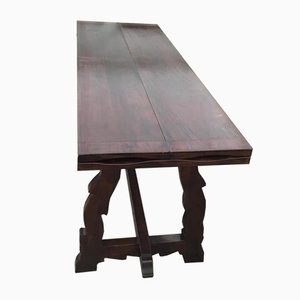 Antique Walnut Dining Table, 1880s-OXJ-772148