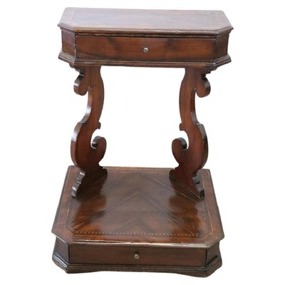 Antique Walnut Kneeler, 1780s-DCO-1360209