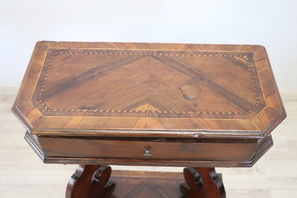 Antique Walnut Kneeler, 1780s-DCO-1360209