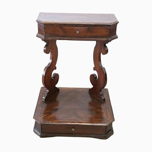 Antique Walnut Kneeler, 1780s-DCO-1360209