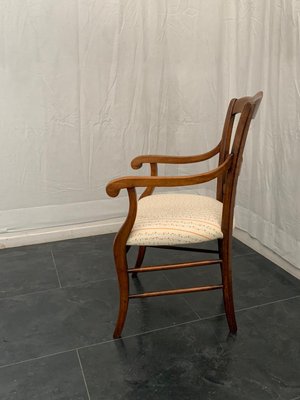 Antique Walnut Lounge Chair-IJR-680477