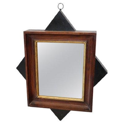 Antique Walnut Wood Wall Mirror, 1810s-DCO-1347841