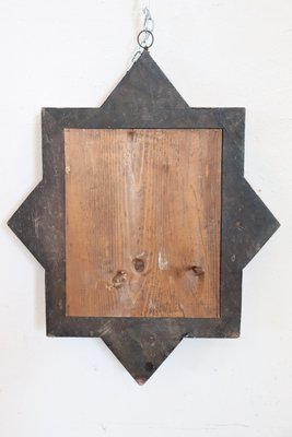 Antique Walnut Wood Wall Mirror, 1810s-DCO-1347841