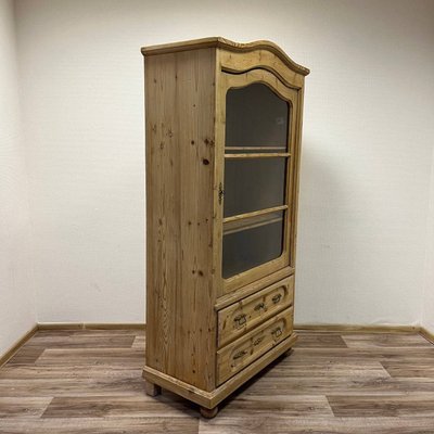 Antique Wilhelminian Display Cabinet in Spruce, 1860s-ALF-2033487