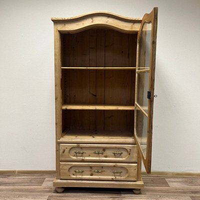 Antique Wilhelminian Display Cabinet in Spruce, 1860s-ALF-2033487