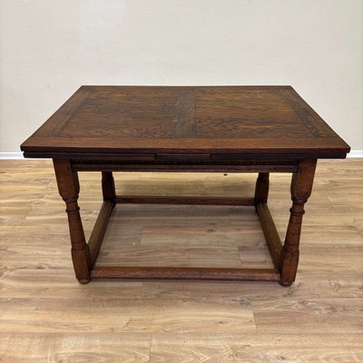 Antique Wilhelminian Extending Dining Table in Oak-ALF-2033483