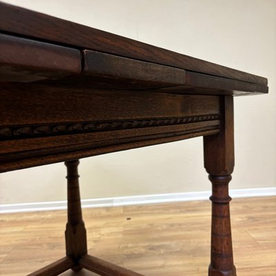 Antique Wilhelminian Extending Dining Table in Oak-ALF-2033483